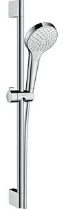 Душевая стойка h 65см, лейка, шланг 1,6м в компл., (цв.белый/хром), Croma Select S Vario Hansgrohe Crometta 26562400