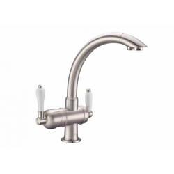 Смеситель Zorg Clean Water ZR 327 YF satin для кухонной мойки| 16x31x25