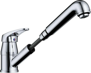 Смеситель для кухонной мойки Omoikiri Tateyama-S C, выдвижной излив, цв. хром, ZZ Omoikiri tateyama 4994115