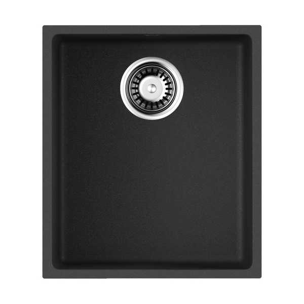 Мойка кухонная Omoikiri Bosen 38-U-BL черная| 44x38x22