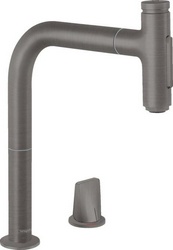 Смеситель Hansgrohe Metris Select 73818340 для кухонной мойки| 4x32x23