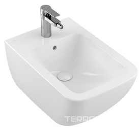 Биде подвесное Villeroy & Boch Venticello 4411 0001 alpin| 37x28x56