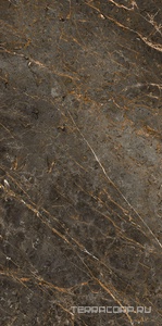 Керамогранит La Faenza Aesthetica AE GOL6 12 LP 60x120 Коричневый 