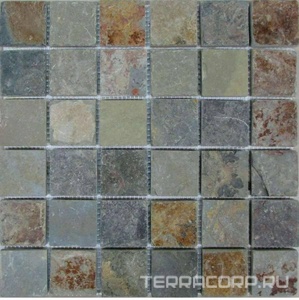 Мозаика Спектр-М Натуральный камень Мозаика из камня на сетке SL20-223-48 30.5x30.5 Комбинированный 