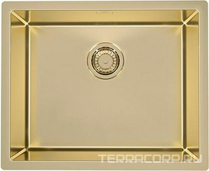 Мойка кухонная Alveus Quadrix Monarch 50 золото| 45x55x20
