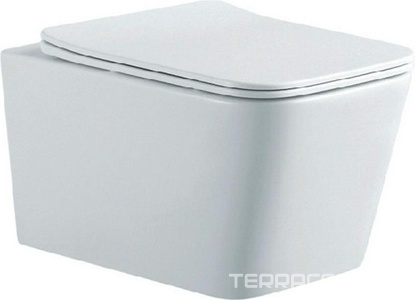 Комплект: Унитаз подвесной ЛИБРА New компакт+ тонкое сиденье с микролифтом цв.белый + инсталляция + БЕЗ клавиши ZZ Акватек либра SET AQUATEK ЛИБРА N-14 cm