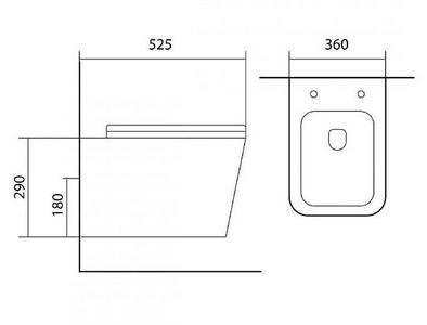 Комплект: Унитаз подвесной ЛИБРА New компакт+ тонкое сиденье с микролифтом цв.белый + инсталляция + БЕЗ клавиши ZZ Акватек либра SET AQUATEK ЛИБРА N-14 cm