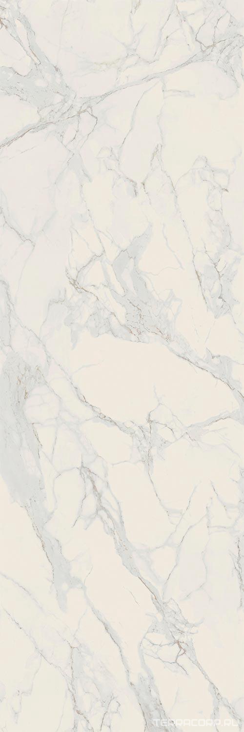 Керамогранит Kalesinterflex Marbles Calacatta 2.0 5.5 mm KL 100x300 Белый, фото 6