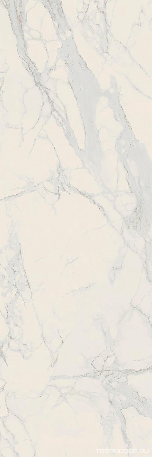 Керамогранит Kalesinterflex Marbles Calacatta 2.0 5.5 mm KL 100x300 Белый, фото 4