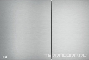 Клавиша двойного смыва для инсталляции, цвет металл/матовый ZZ