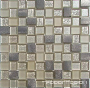 Мозаика Спектр-М Микс стекло Мозаика из стекла на сетке SA10-072 27.2x27.2 Комбинированный 