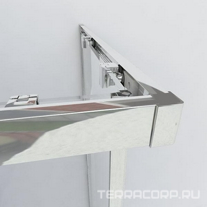 Душевой уголок 1100х1100хh1900мм, квадрат, правый/левый, (стекло прозрачное 6мм, фурн.цв.хром),  ZZ Vincea Garda VSS-1G1111CL