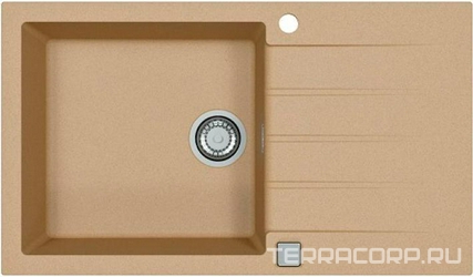 Мойка кухонная Alveus Cadit Granital 40 beige| 50x86x20