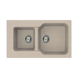 Мойка кухонная Omoikiri Maru 86-2-SA бежевая| 50x86x21