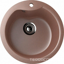 Мойка кухонная Ulgran U-102-307 терракот| 48x48x21