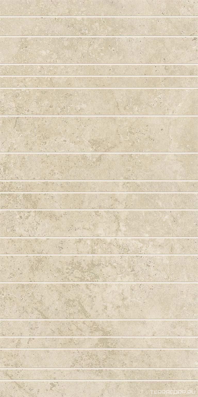 Керамогранит Atlas Concorde Italy Marvel Travertine Marvel Pearl Cross Chiselled Urban Grid 29,5x60 Комбинированный, фото 5
