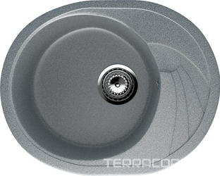 Мойка кухонная Ulgran U-403-309 темно-серая| 46x57x18