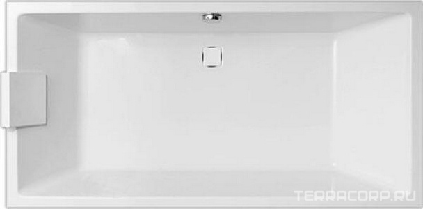 Ванна прямоугольная 180x80xh45см, без панели и каркаса, (акрил цв.белый), Сavallo ZZ Vagnerplast cavallo VPBA180CAV2X-04