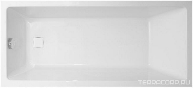 Ванна прямоугольная 170x75xh45см, без панели и каркаса, (акрил цв.белый), Сavallo ZZ Vagnerplast cavallo VPBA170CAV2X-04