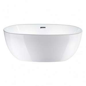 Ванна акриловая свободностоящая 1700x800x580 мм, в комплекте слив-перелив и донный клапан, (цв.белый), Vita ZZ Swedbe vita 8815