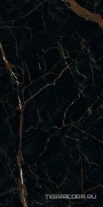 Керамогранит AtlasConcorde Россия FORTE DEI MARMI F.d.M. Ombra di Carav. Rett 80x160/Ф.Д.М. Омбра Ди Карав. Рет 80Х160 Черный 