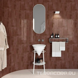 Зеркало овальное 100х42 см, рама белая матовая XX Kerama Marazzi Cono CO.mi.P.42\WHT