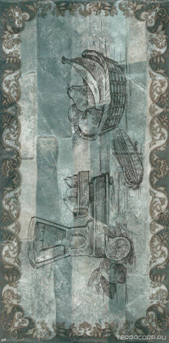 Керамическая плитка Absolut Keramika Muro Decor Gris Fruits 15x30 Комбинированный, фото 3