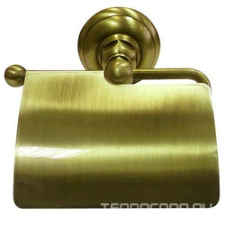 Держатель т/б, с крышкой (цв. Antique gold), Classica ZZ