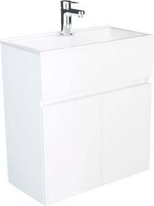 Тумба подвесная с раковиной 1MarKa  60, цв. белый глянец ZZ 1Marka Mira У75328