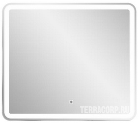 Зеркало h70 х 100 см, LED подсветка с сенсорным выключателем
