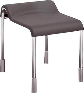 Стульчик для душа, свободностоящий 438х500хh460мм, max 150кг., (цв.чёрный/хром), модель "А", Serie 400 HP, ZZ Provex Serie 400HP 0100 HP 05 PM