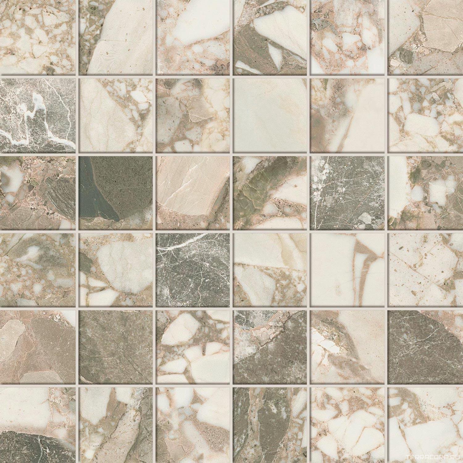 Мозаика AtlasConcorde Россия FORTE DEI MARMI F.d.M. Ceppo Ap. Cream Mosaic /Ф.Д.М. Чеппо Ап. Крим Мозаика, фото 3