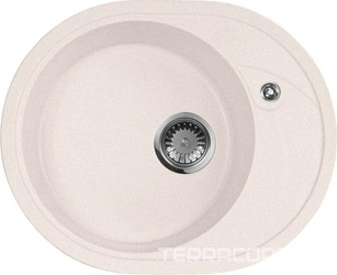 Мойка кухонная AquaGranitEx M-18l светло-розовая| 46x57x18