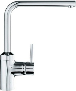 Смеситель для кухни, однорычажный, без донного клапана, гибк.подв., хром XX Kludi L-INE 428140577
