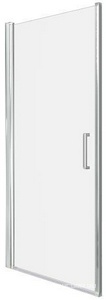 Дверь для душа Пандора 800хh1850 мм (стекло прозрач. профиль хром, универс. правая/левая) Good Door PANDORA ПД00069