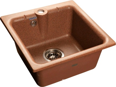 Мойка кухонная GranFest Practic GF-P420 терракот 41x41x20 GranFest practic 433140 / к.т.399874