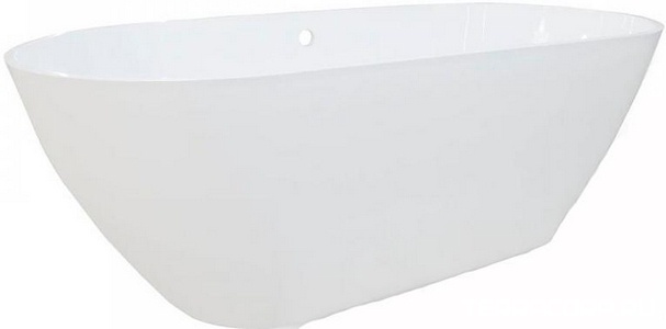 Ванна отдельно стоящая из искусственного камня Эстет Майами ФР-00006013, БЕЗ слива-перелива, ZZ Эстет майами ФР-00006013