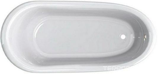 Ванна из искусственного камня Астра-Форм Роксбург ножки хром| 169x78x42