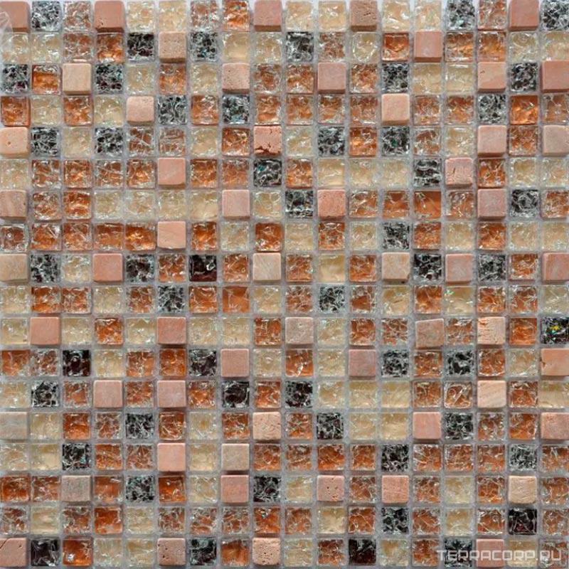 Мозаика Мастера Керамики Glass Мозаика GS091B (чип 15x15) ZZ30х30 n/a, фото 3