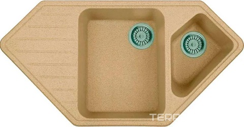 Мойка кухонная Whinstone Андора бежевый| 50x97x18