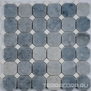 Мозаика Спектр-М Натуральный камень Мозаика из камня на сетке М20-371-Р 30.5x30.5 Комбинированный 