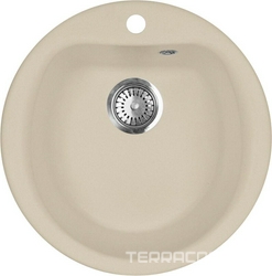 Мойка кухонная AquaGranitEx M-07 бежевая| 49x49x20
