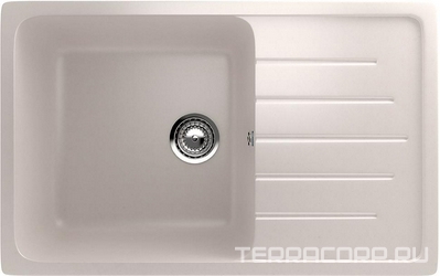 Мойка кухонная Ulgran U-400-331 белая| 49x75x20