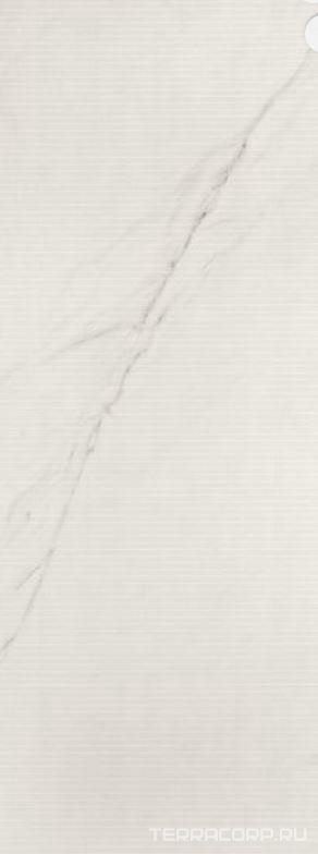 Керамогранит Lea Ceramiche Timless Marble Slimtech Statuario White Decoro Filigrane Pearl 5plus sat 300x100plus Sat 100x300 Белый, фото 3