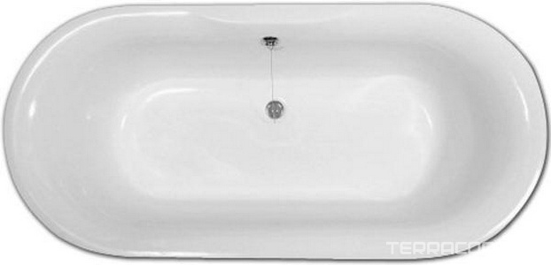 Ванна из искусственного камня Фэма  2 белая, белые ножки 171x82x49 Фэма Феррара 