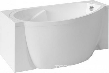 Ванна из искусственного камня Цвет и Стиль Аура L 170х95, с ножками| 170x94x55