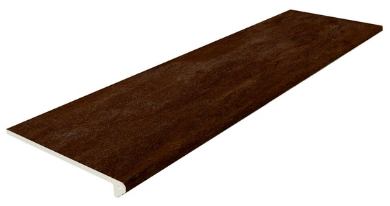 Ступени Gres de Aragon Urban Peldano Redondeado  Caoba Liso 119.7x33x14 Коричневый 
