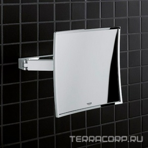 Зеркало косметическое, настенное,, хром ZZ Grohe Selection Cube 40808000