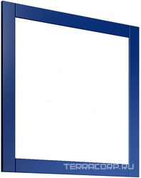 Зеркало Sanflor Ванесса 75, индиго цв.синий, крепления в компл.  ZZ