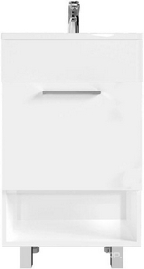 Тумба напольная с раковиной 1MarKa July 50, цв. белый глянец ZZ 1Marka Mira У85932